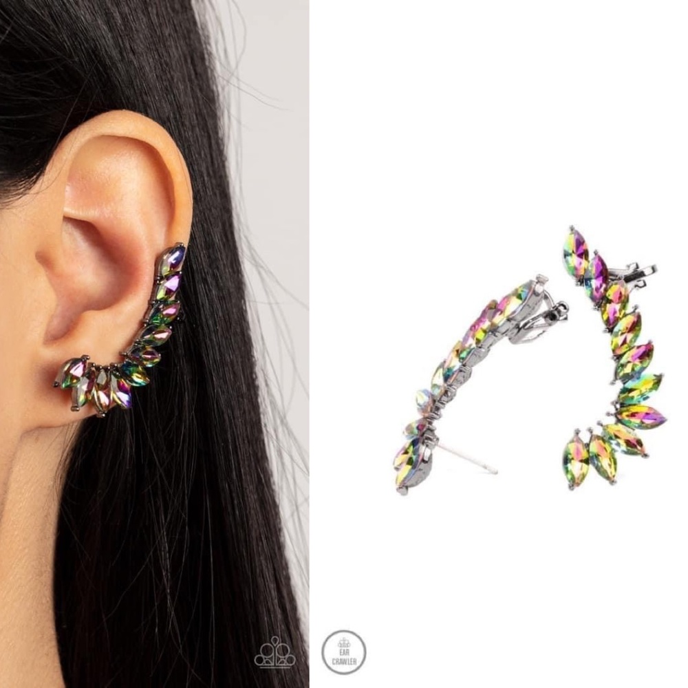 *Host Pick!* Jewelry Junky Oil Spill Ear Crawlers